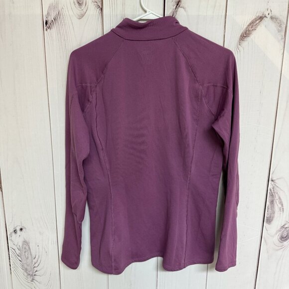 The North Face Women’s FlashDry ¼-Zip Top Large Purple EUC - Picture 3 of 10